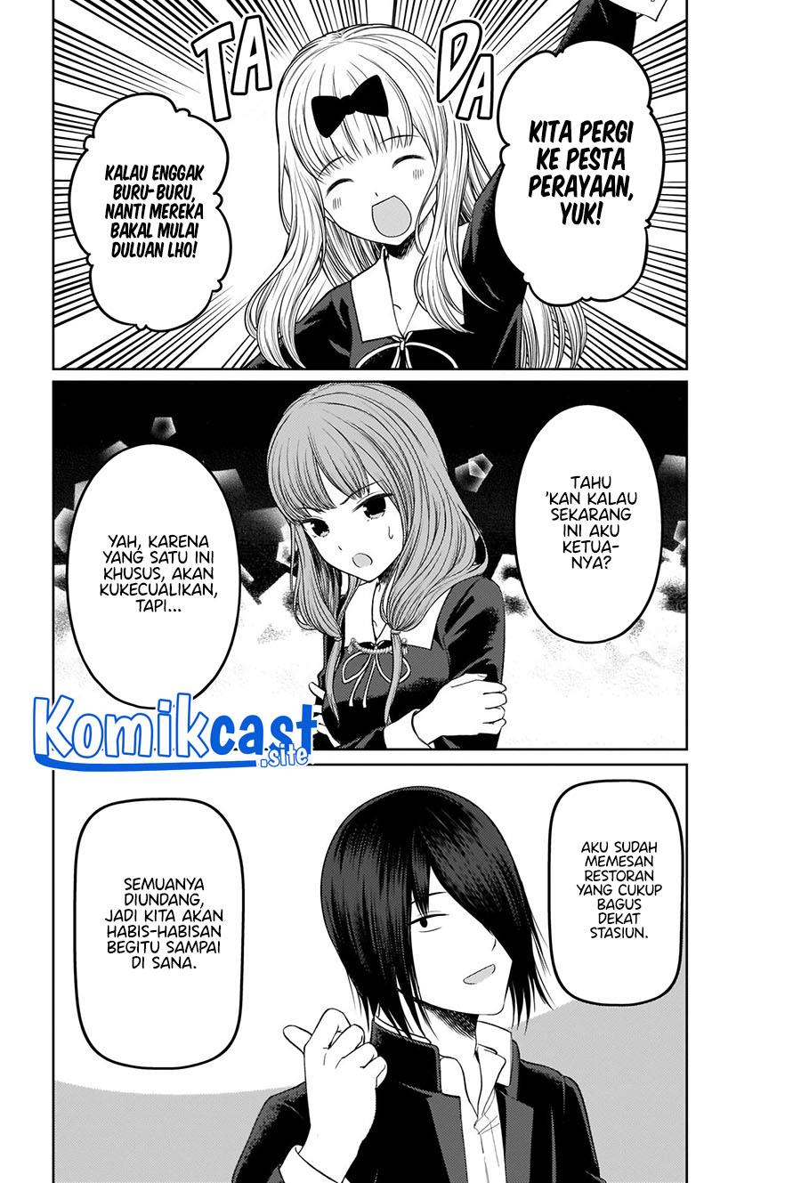 Kaguya-sama wa Kokurasetai: Tensai-tachi no Renai Zunousen Chapter 281 End